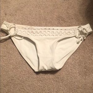 White Becca bikini bottom